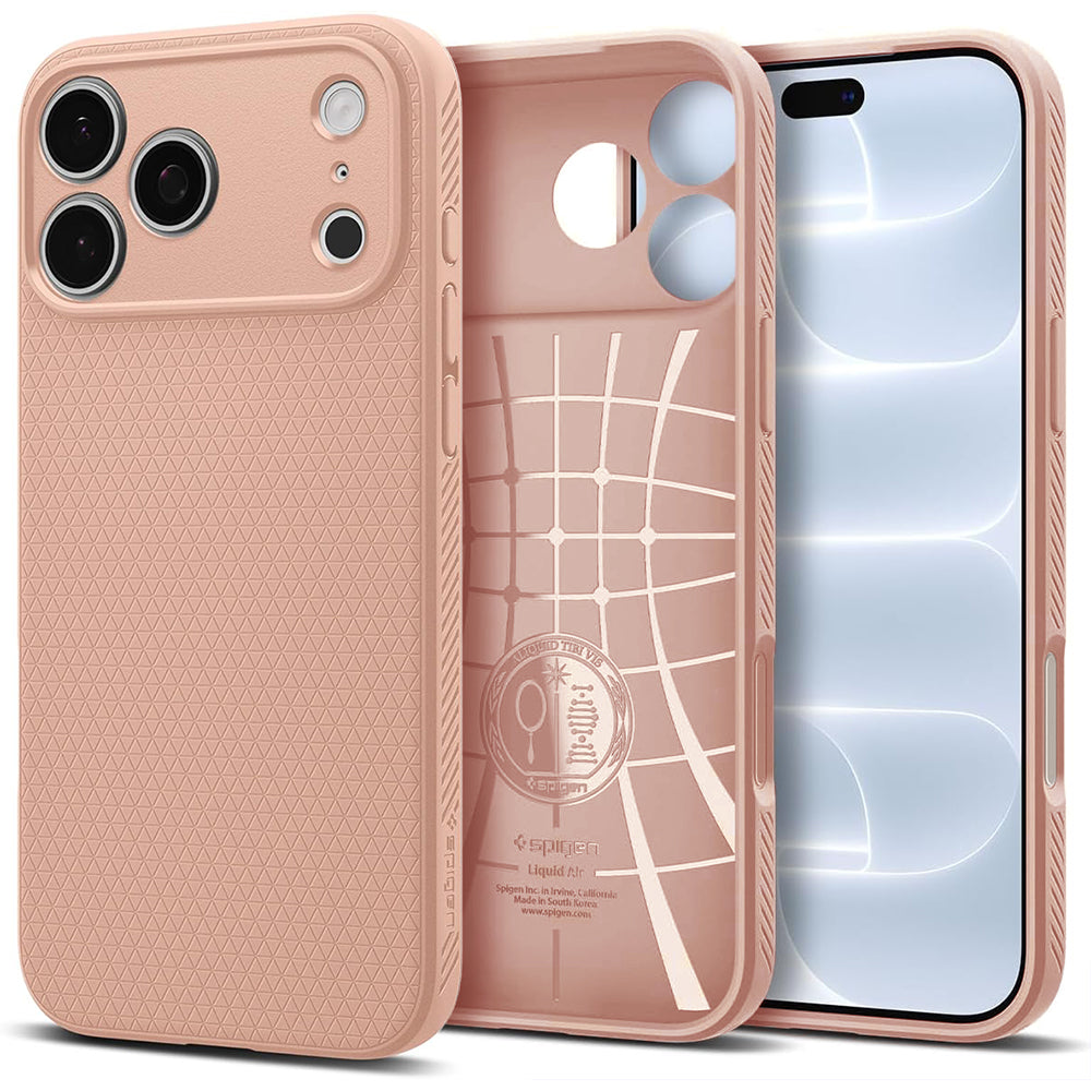 Θήκη για Apple iPhone 18 Pro Max / 17 Pro Max, Spigen, Liquid Air, Ροζ ACS12115