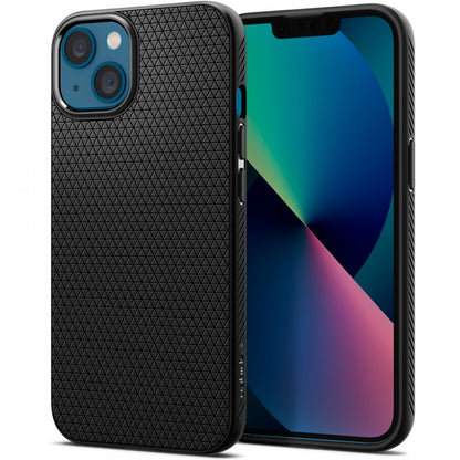 Θήκη για Apple iPhone 13, Spigen, Liquid Air, Μαύρη ACS03519