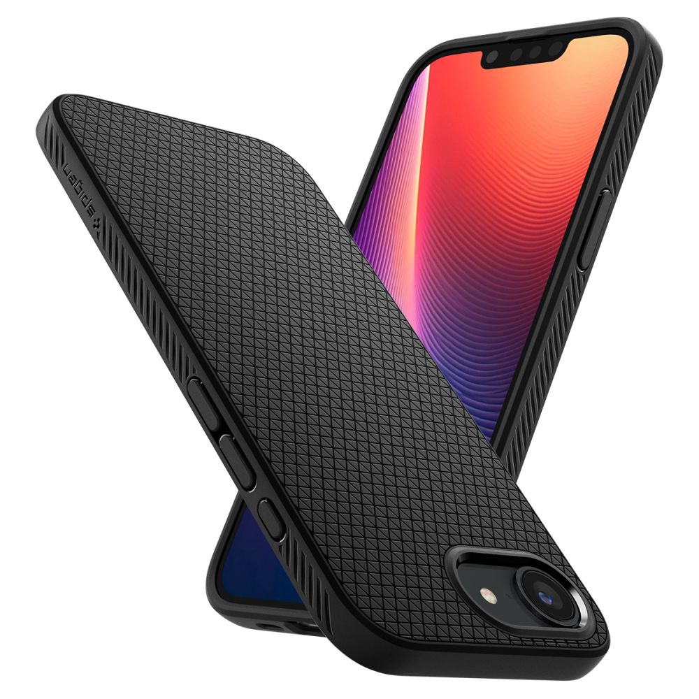Case for Apple iPhone 17e / 16e, Spigen, Liquid Air, Black ACS09161