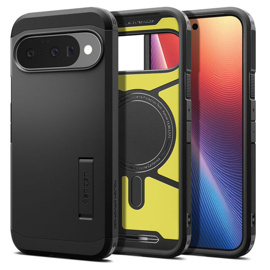 Case for Google Pixel 10 Pro / 10, Spigen, Tough Armor, Black ACS09705