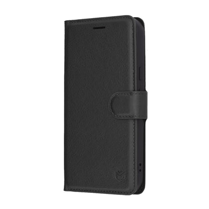 Case for Google Pixel 10 Pro / 10, Techsuit, Leather Folio, Black