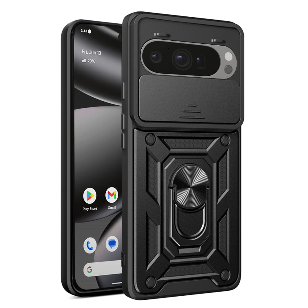 Case for Google Pixel 10 Pro XL, Techsuit, CamShield, Black