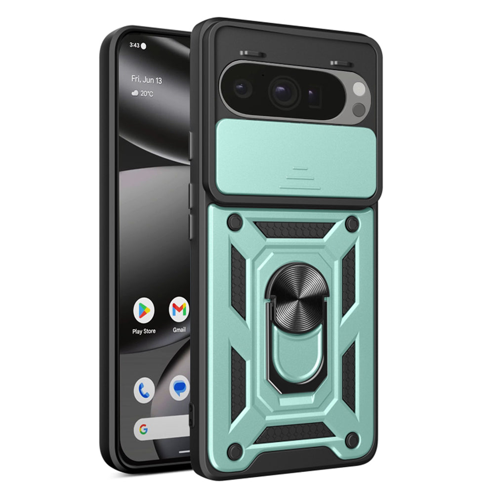 Case for Google Pixel 10 Pro XL, Techsuit, CamShield, Green