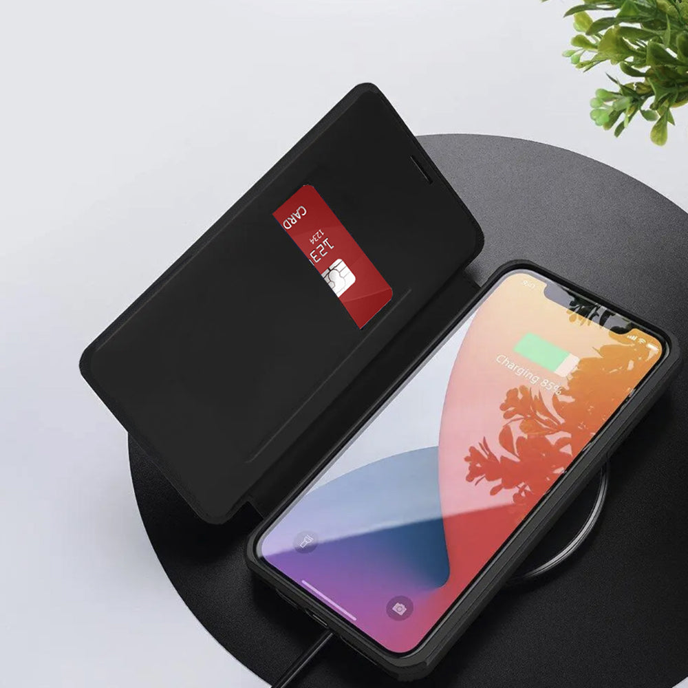 Case for Google Pixel 10 Pro XL, Techsuit, Magskin Book, Black