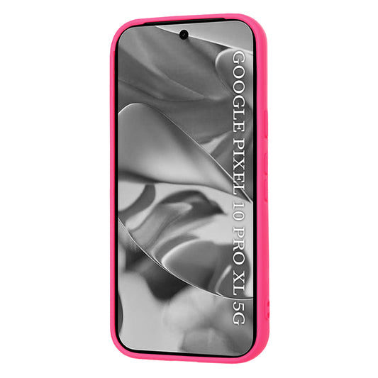 Case for Google Pixel 10 Pro XL, Techsuit, SoftFlex, Dark Pink