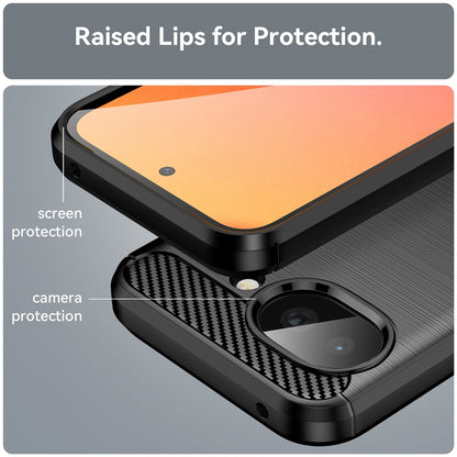 Case for Google Pixel 10a, Techsuit, Carbon, Black