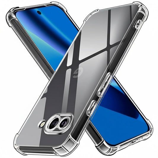 Case for Google Pixel 10a, Techsuit, Shockproof Clear, Transparent
