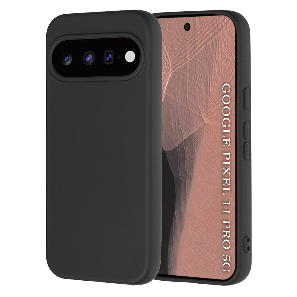 Case for Google Pixel 11 Pro, Techsuit, SoftFlex, Black