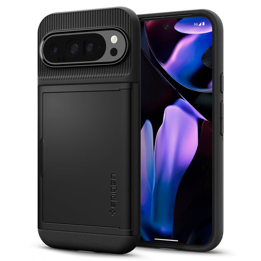 Θήκη για Google Pixel 9 Pro XL, Spigen, Slim Armor CS, Μαύρη ACS07729