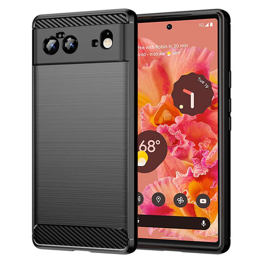 Θήκη για Google Pixel 6, Techsuit, Carbon, Μαύρο