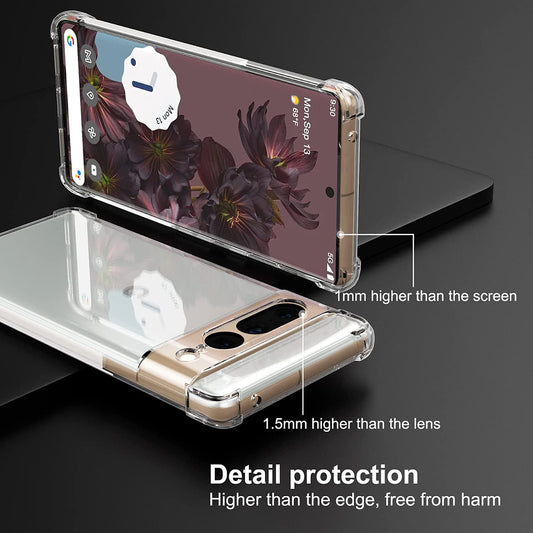 Θήκη για Google Pixel 7 Pro, Techsuit, Ανθεκτική σε Κρούσεις Διαφανής, Διάφανη