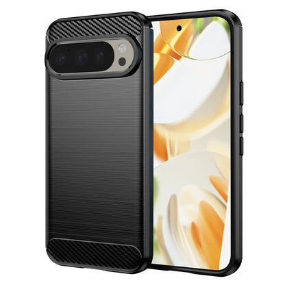Θήκη για Google Pixel 9 / 9 Pro, Techsuit, Carbon, Μαύρο