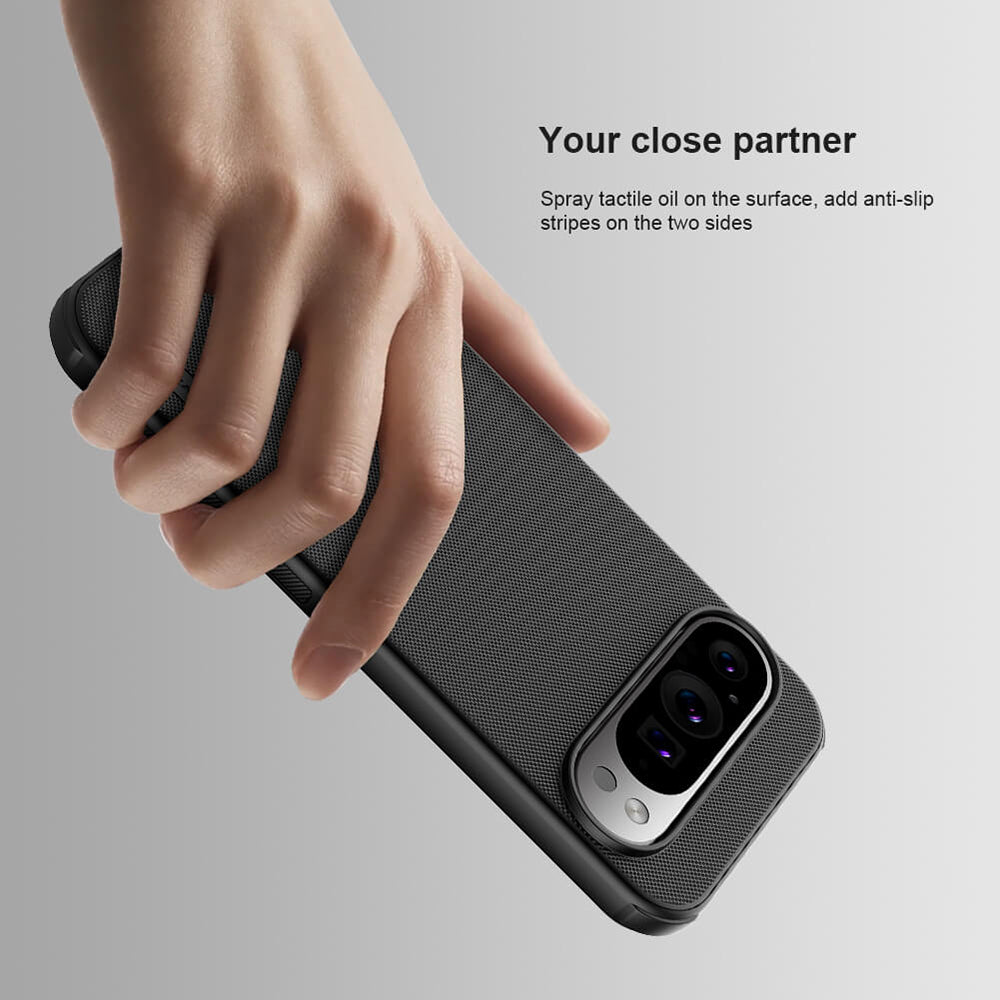 Θήκη για Google Pixel 9 Pro XL, Nillkin, Super Shield Pro, Μαύρο Σατινέ