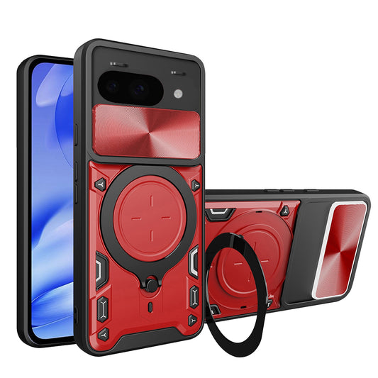 Θήκη για Google Pixel 9a, Techsuit, CamGuard Pro, Κόκκινο