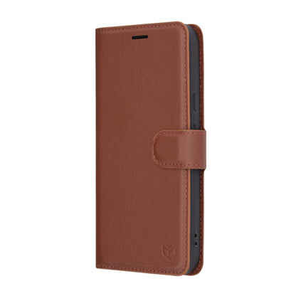 Θήκη για Google Pixel 9a, Techsuit, Leather Folio, Καφέ