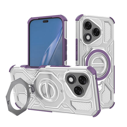 Case for Honor 400 Lite, Techsuit, Carbon Shield Pro, Purple