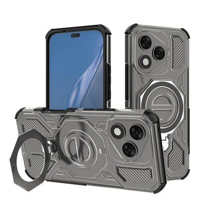 Case for Honor 400 Lite, Techsuit, Carbon Shield Pro, Smoke