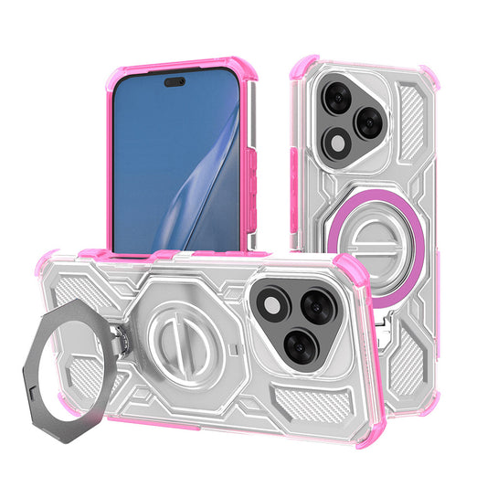 Θήκη για Honor 400 Lite, Techsuit, Carbon Shield Pro, Ροζ