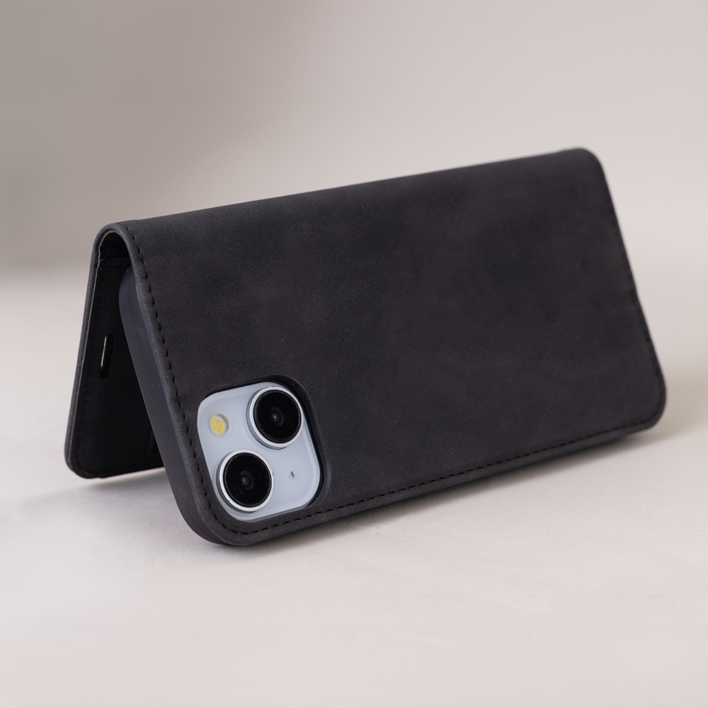 Θήκη για Honor 400 Lite, OEM, Smart Suede, Μαύρη