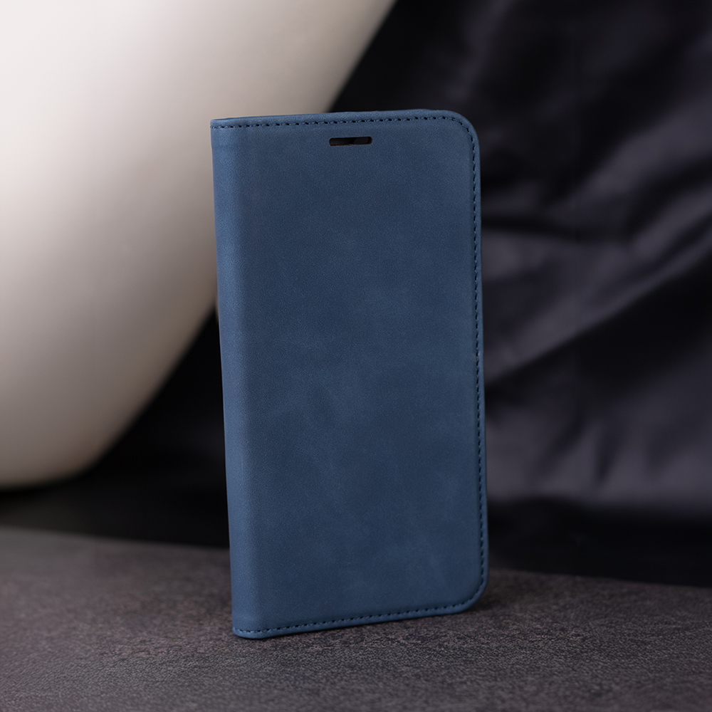 Θήκη για Honor 400 Lite, OEM, Smart Suede, Μπλε σκούρο