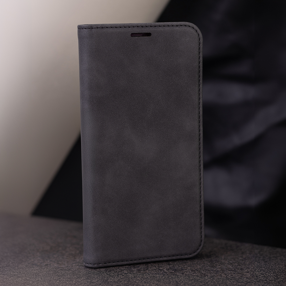 Θήκη για Honor 400 Lite, OEM, Smart Suede, Μαύρη