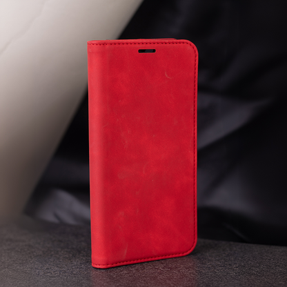 Θήκη για Honor 400 Lite, OEM, Smart Suede, Κόκκινο