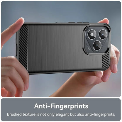 Case for Honor 400 Lite, Techsuit, Carbon, Black