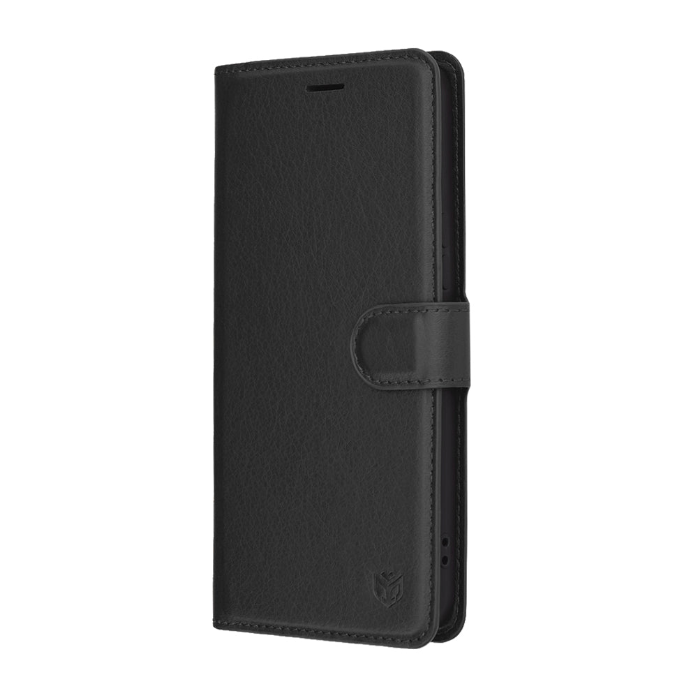 Case for Honor 400 Pro, Techsuit, Leather Folio, Black
