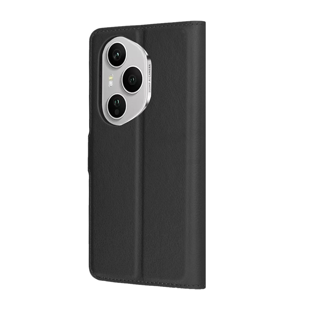 Case for Honor 400 Pro, Techsuit, Leather Folio, Black