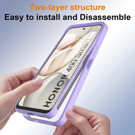 Θήκη για Honor 400 Smart 4G / X7d 4G / 400 Smart 5G, Techsuit, ColorVerse 360, Μωβ