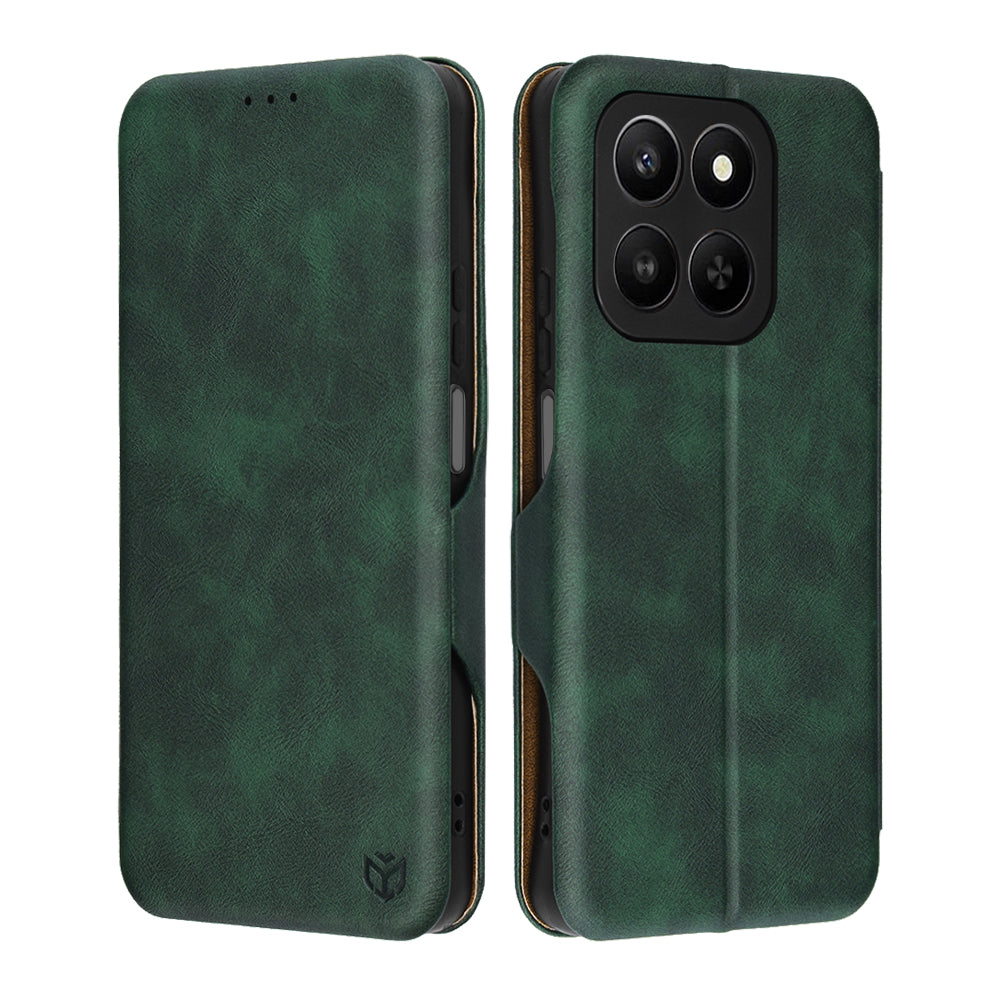 Case for Honor 400 Smart 4G / X7d 4G / 400 Smart 5G, Techsuit, Safe Wallet Plus, Green