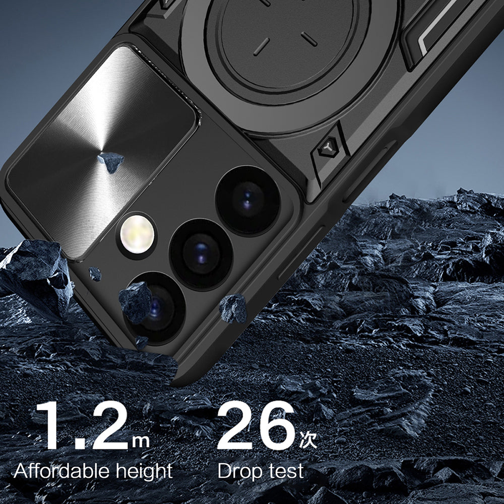 Θήκη για Honor 400, Techsuit, CamGuard Pro, Μωβ
