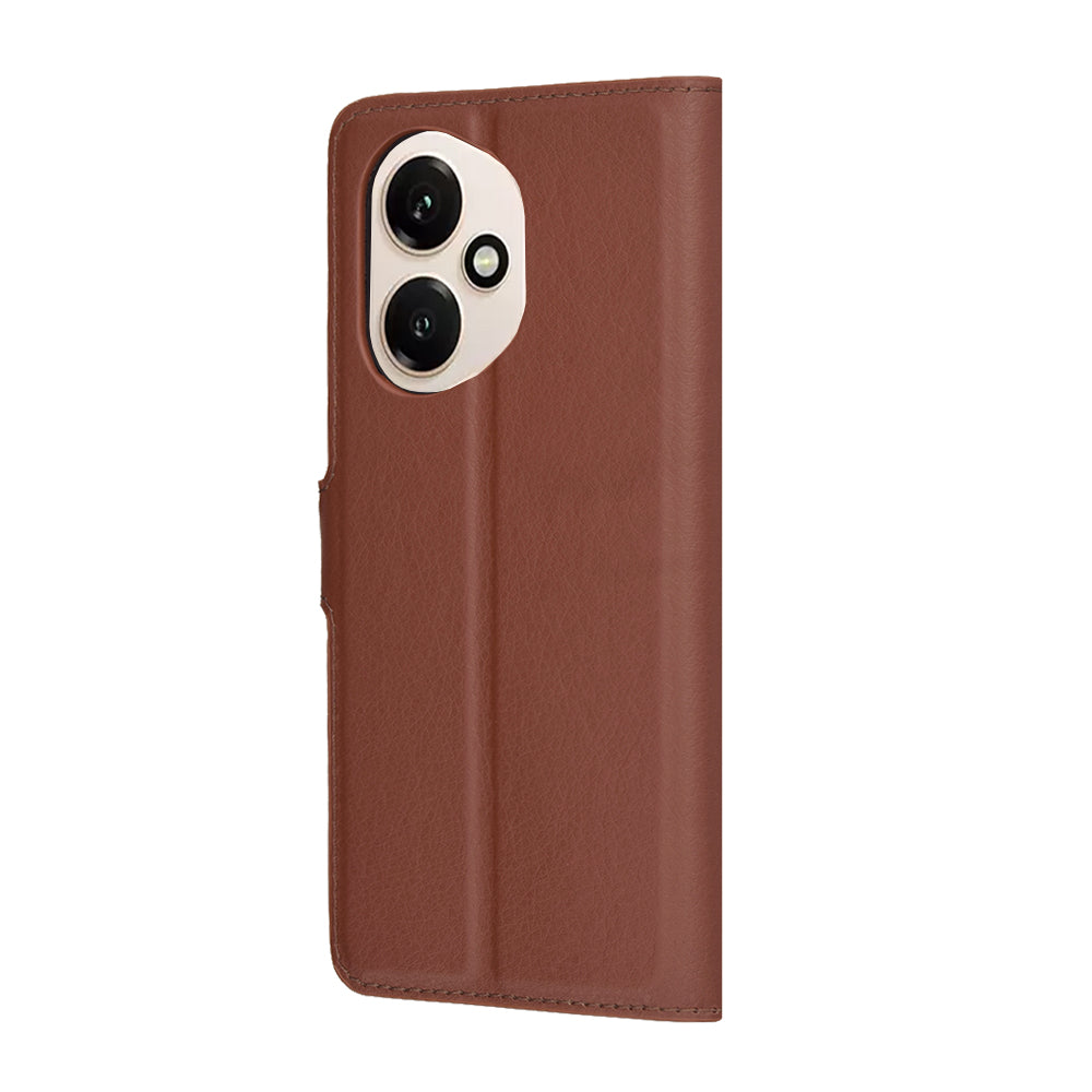 Case for Honor 400, Techsuit, Leather Folio, Brown