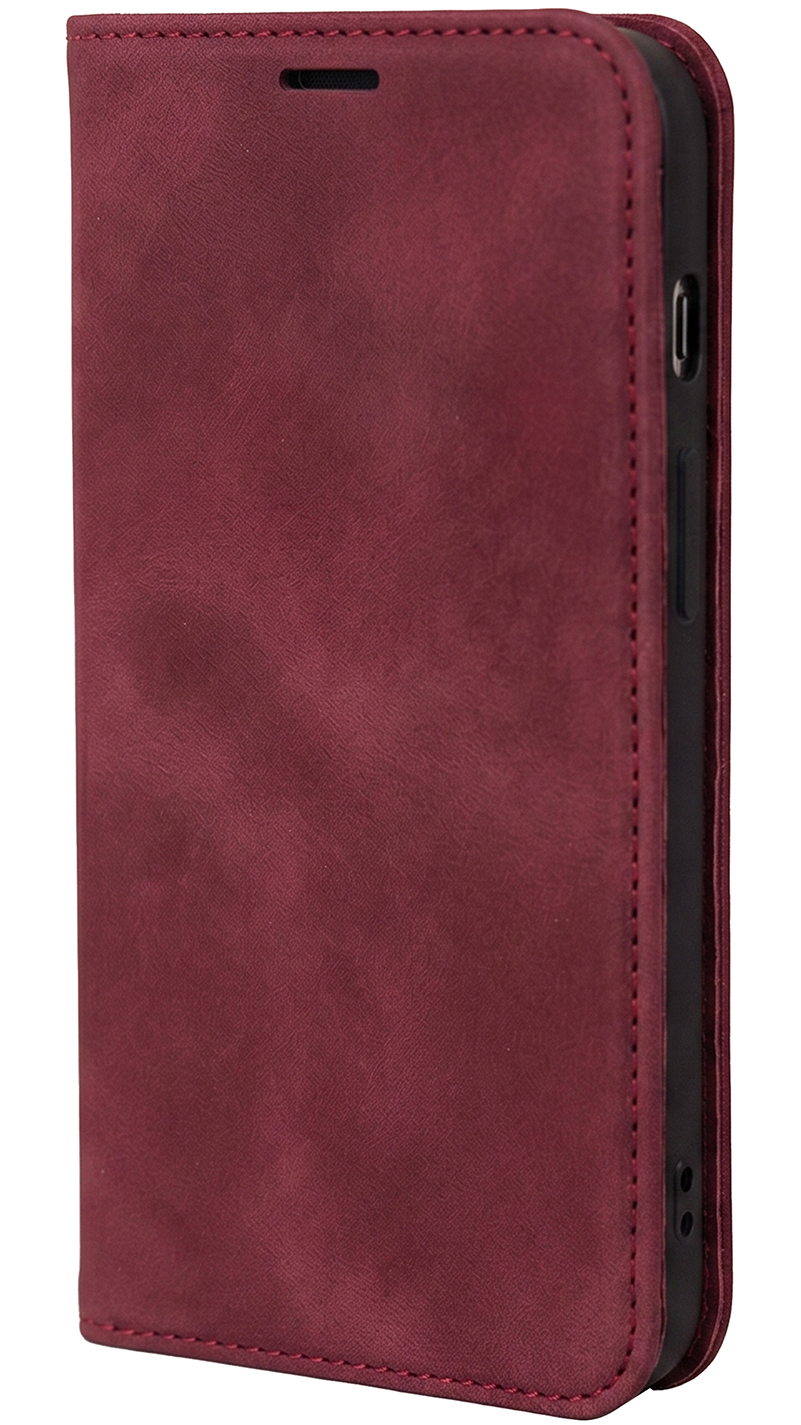Θήκη για Honor 600 Lite, OEM, Smart Suede, Βυσσινί