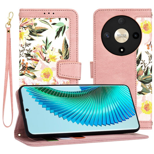 Case for Honor Magic6 Lite, Techsuit, FlipCraft, Pink