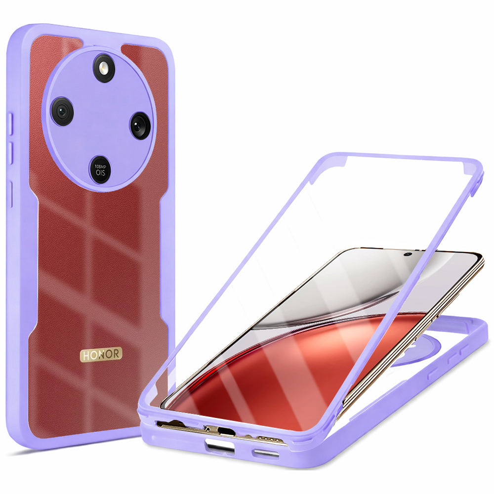 Case for Honor Magic8 Lite, Techsuit, ColorVerse 360, Purple