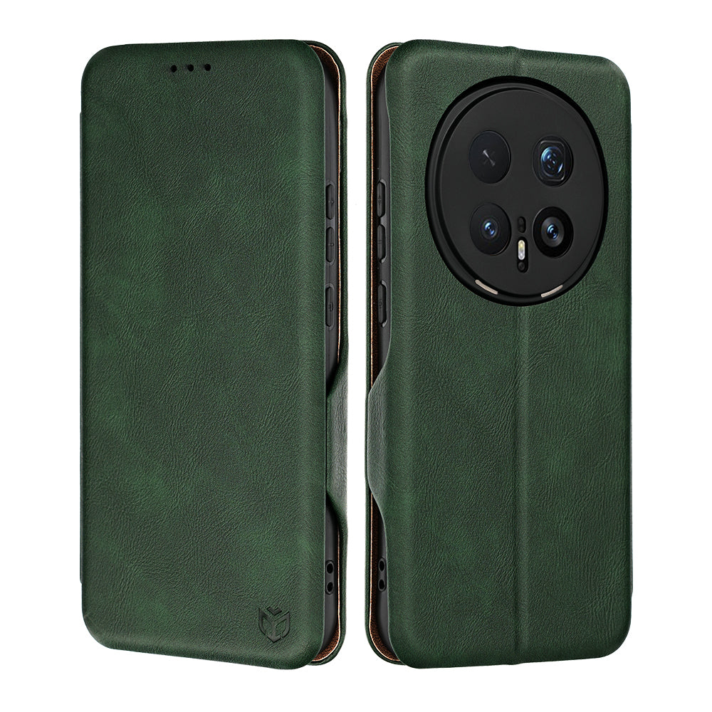 Θήκη για Honor Magic8 Pro, Techsuit, Safe Wallet Plus, Πράσινο