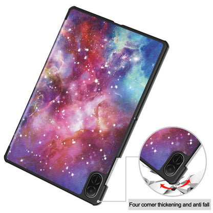 Case for Honor Pad X8a, Techsuit, FoldPro Galaxy, Multicolor