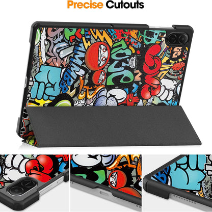 Θήκη για Honor Pad X8a, Techsuit, FoldPro Urban Vibe, Πολύχρωμο