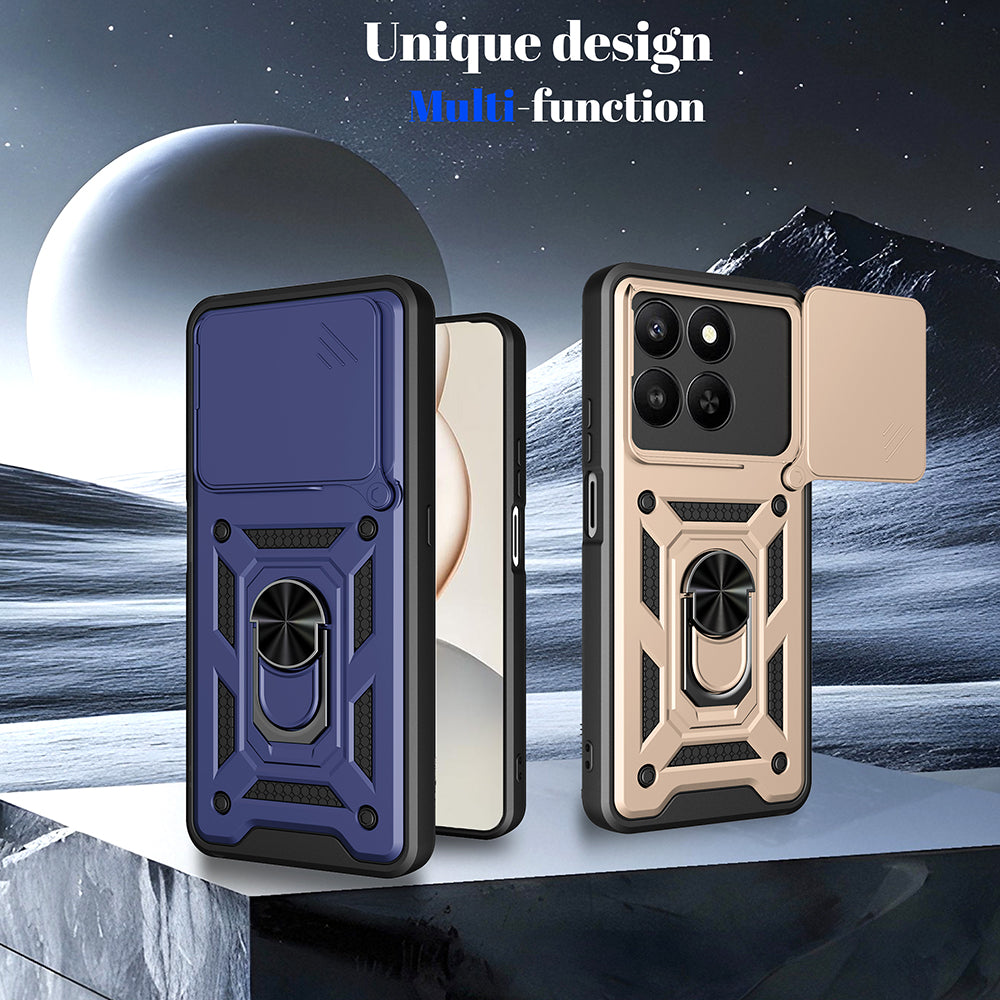 Case for Honor X5c Plus, Techsuit, CamShield, Blue