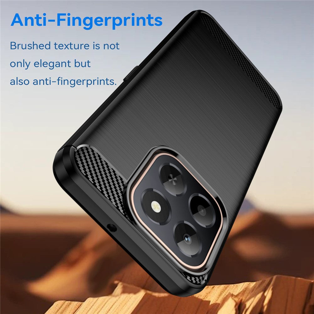 Case for Honor X6c, Techsuit, Carbon, Black