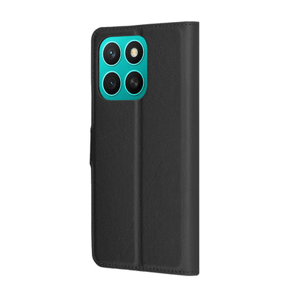 Case for Honor X8c, Techsuit, Leather Folio, Black