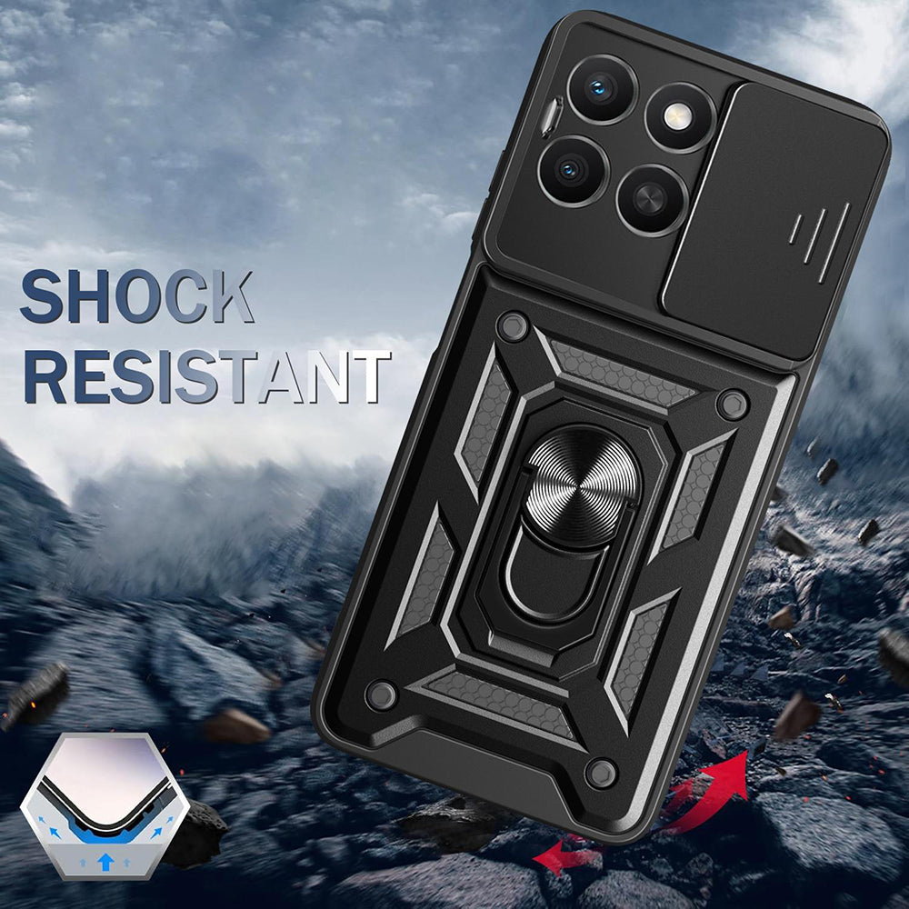 Θήκη για Honor X8c, Techsuit, CamShield, Μπλε