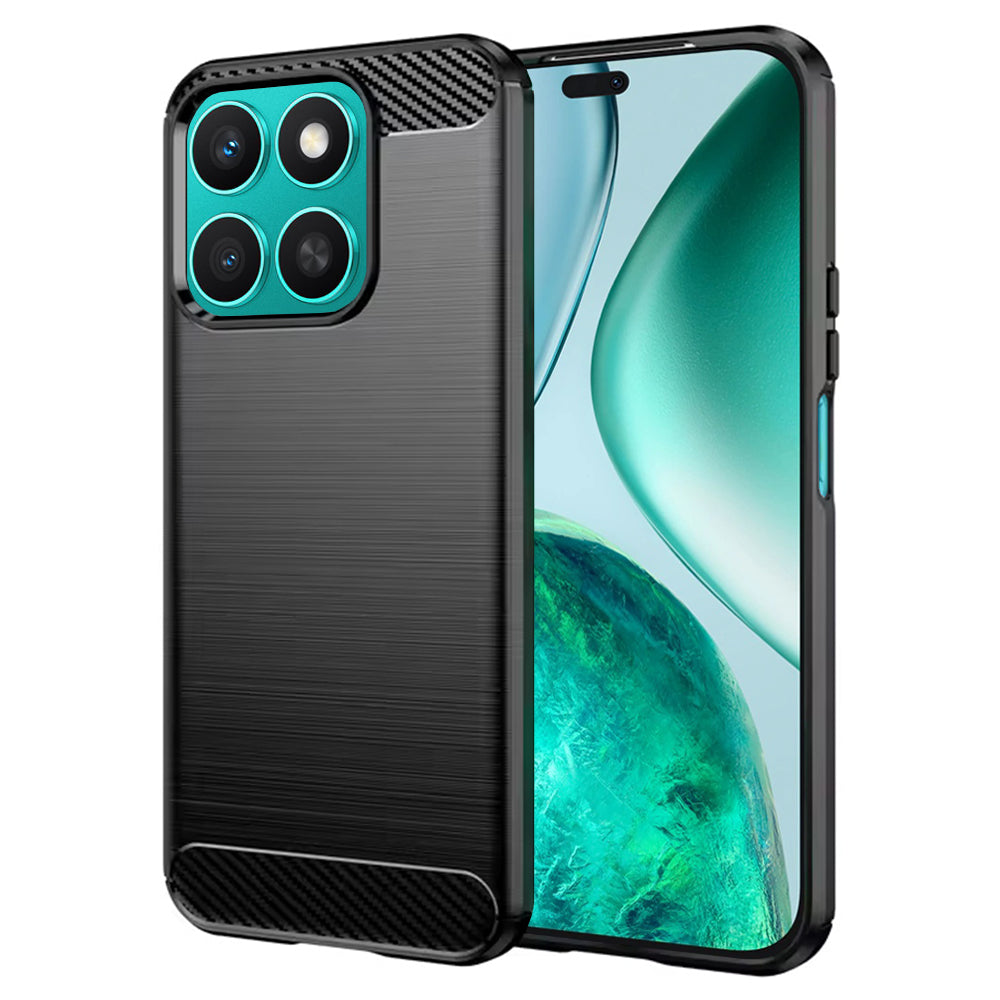 Θήκη για Honor X8c, Techsuit, Carbon, Μαύρο