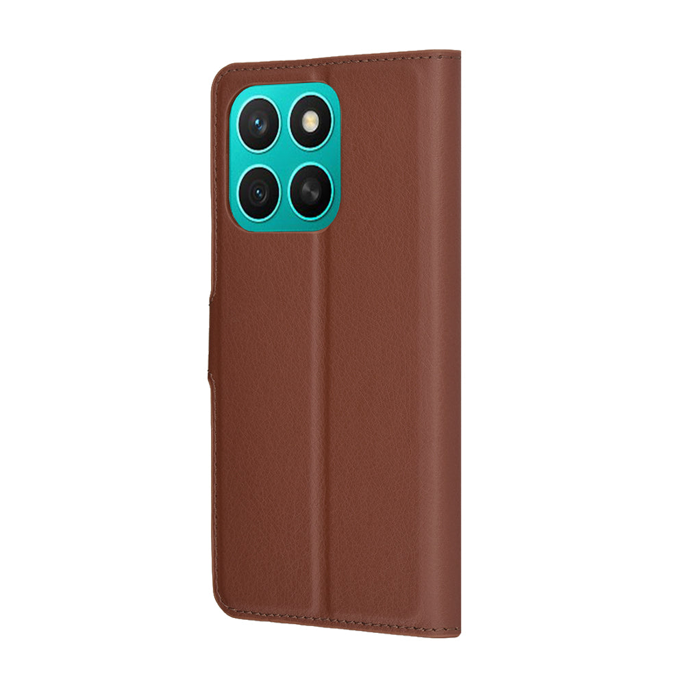Θήκη για Honor X8c, Techsuit, Leather Folio, Καφέ