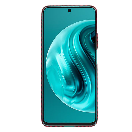 Θήκη για Huawei nova 13i / nova 12i, Techsuit, Carbonite FiberShell, Κόκκινο