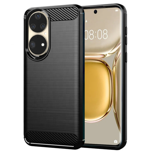 Θήκη για Huawei P50 Pro, Techsuit, Carbon, Μαύρο