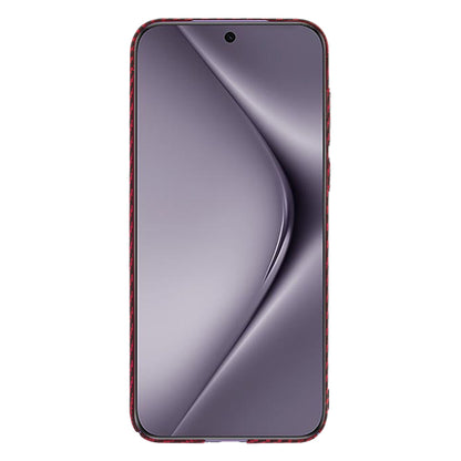 Case for Huawei Pura 70 Pro, Techsuit, Carbonite FiberShell, Red