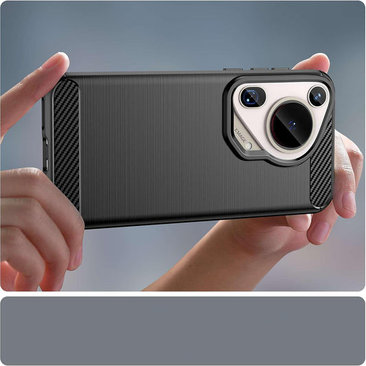 Θήκη για Huawei Pura 70 Ultra, Techsuit, Carbon, Μπλε