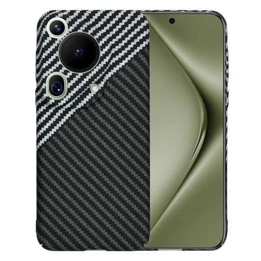 Θήκη για Huawei Pura 70 Ultra, Techsuit, Carbonite FiberShell, Μαύρο Γκρι